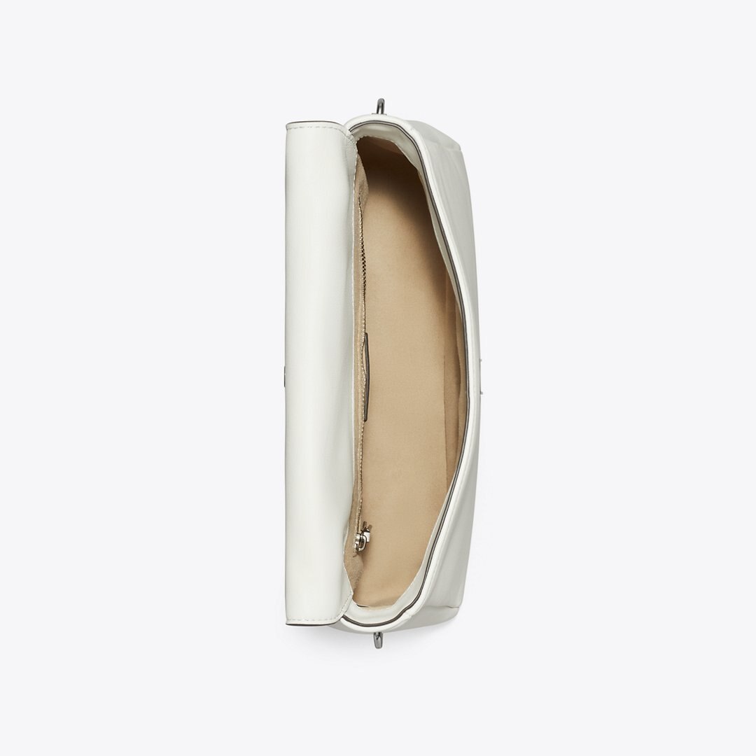 Tory Burch Charlie Shoulder Bag Bianco