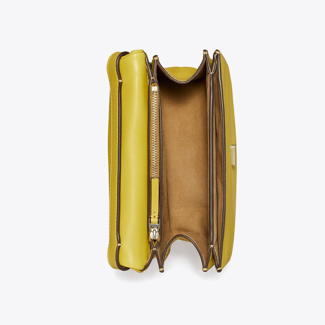 Tory Burch Charlie Shoulder Bag Golden Kiwi
