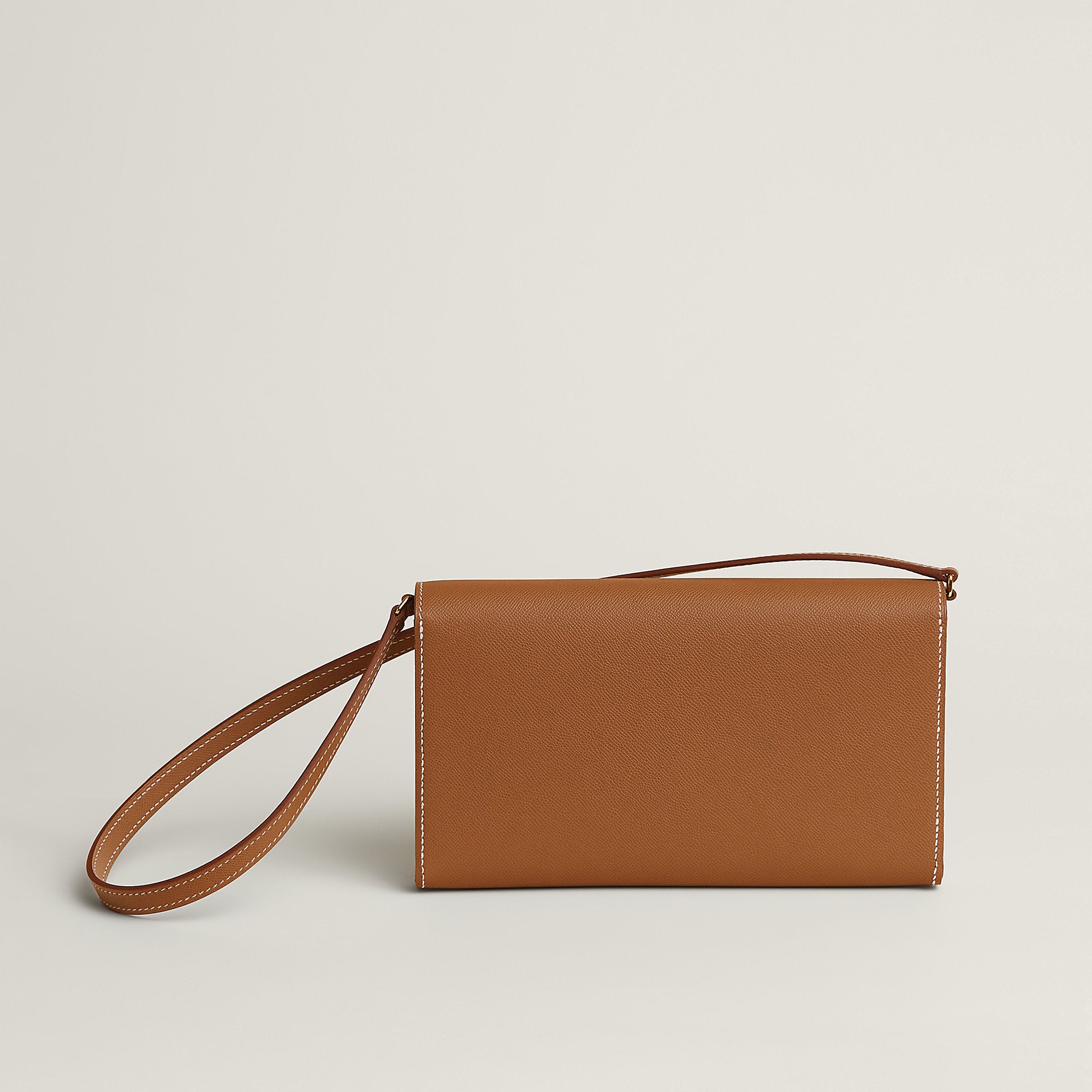 Hermes Charniere To Go Pouch Gold