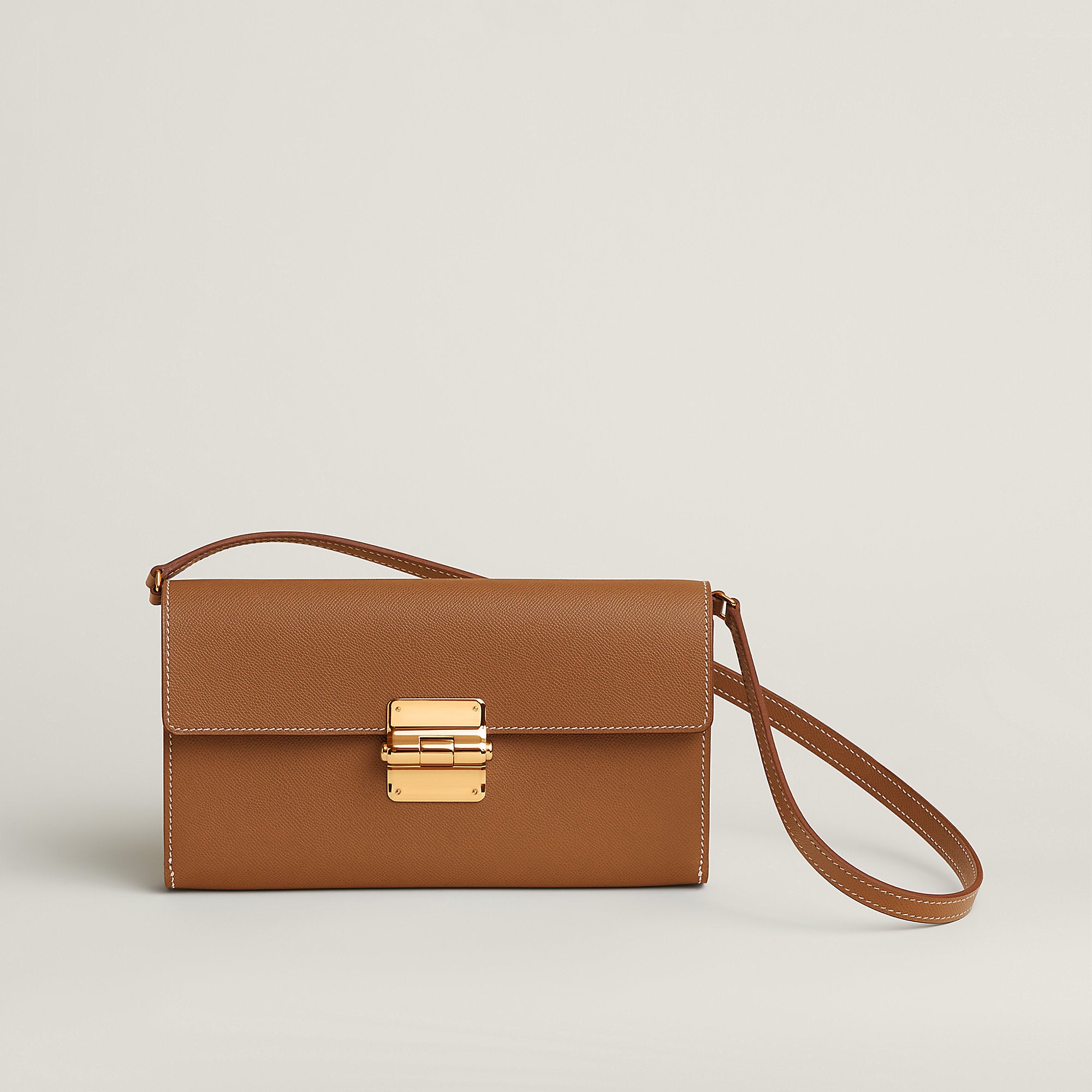 Hermes Charniere To Go Pouch Gold