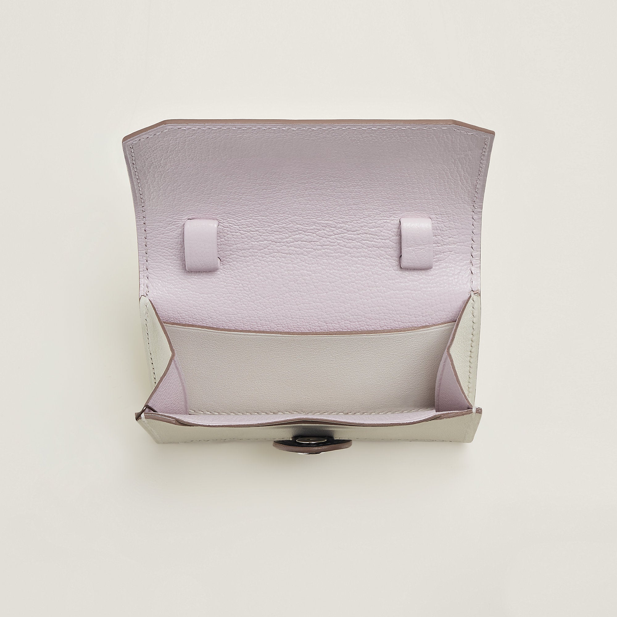 Hermes Chien Card Holder Mushroom