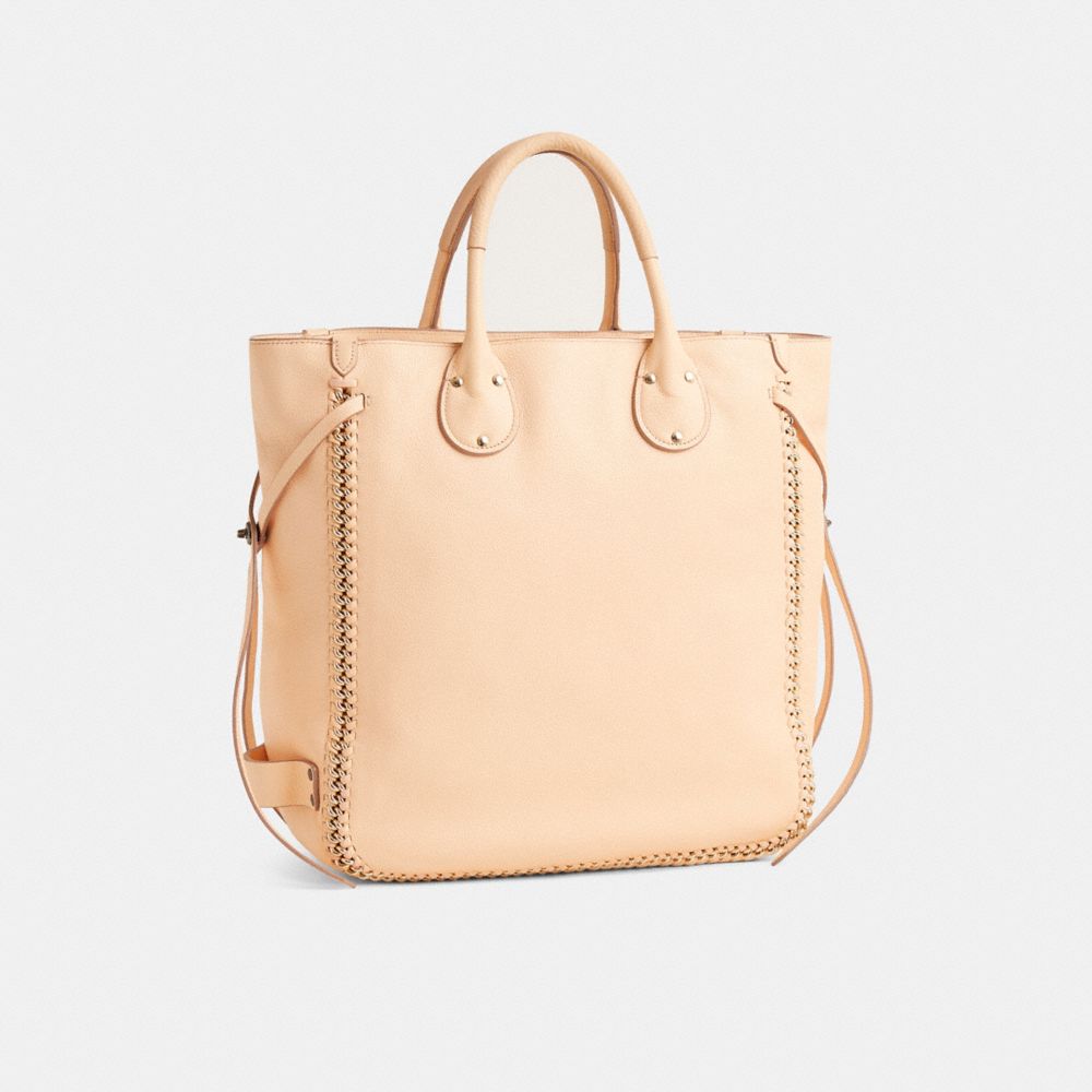 Coach Custom Tall Tatum Tote Light Gold/Apricot