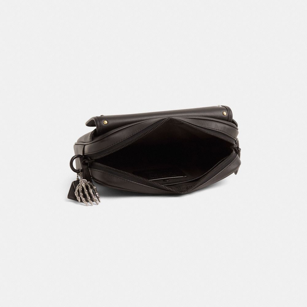 Coach Custom Charter Flap Crossbody Bag 24 Black