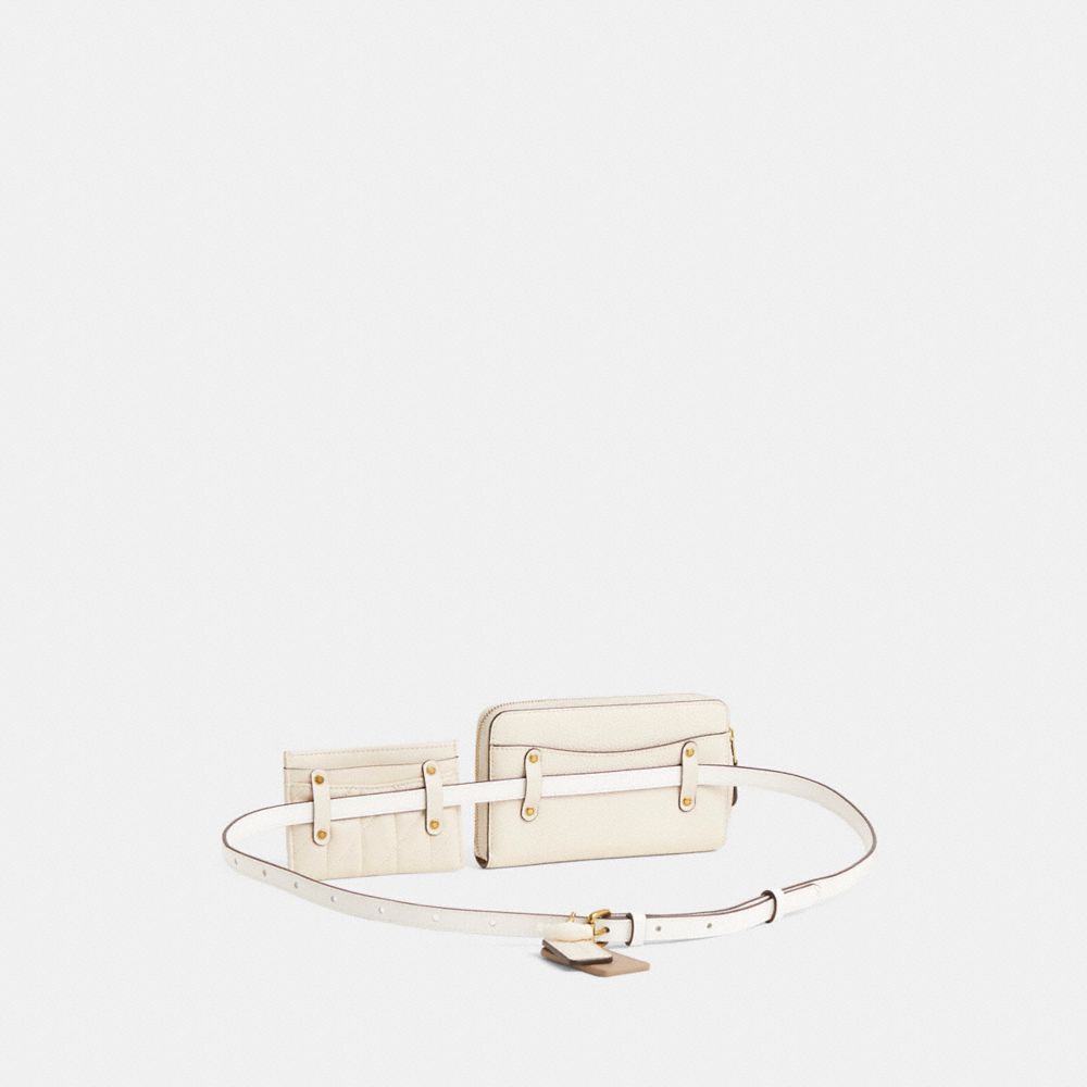 Coach Custom Belt Bag Creation Brass/Chalk