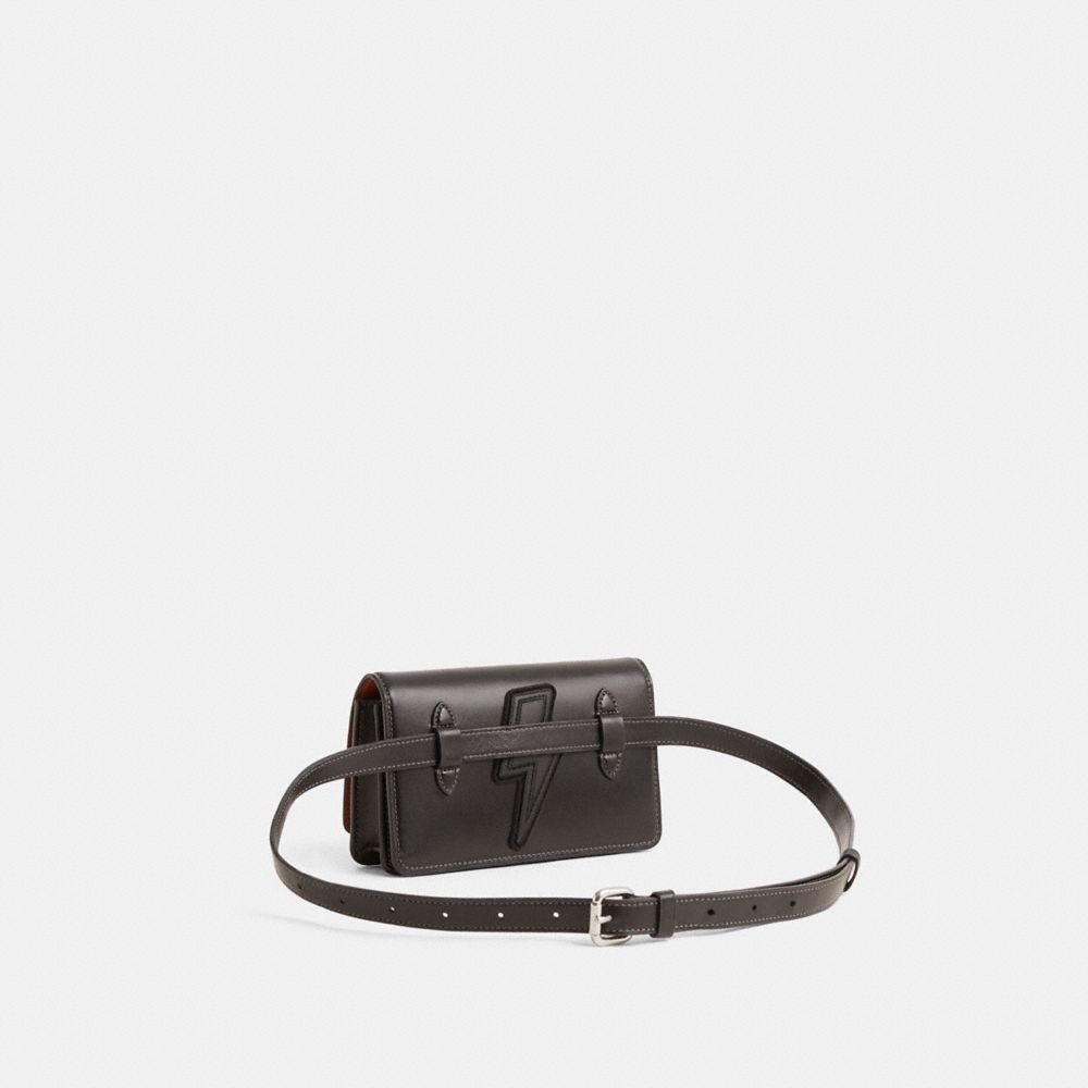 Coach Custom Bandit Belt Bag Silver/Black