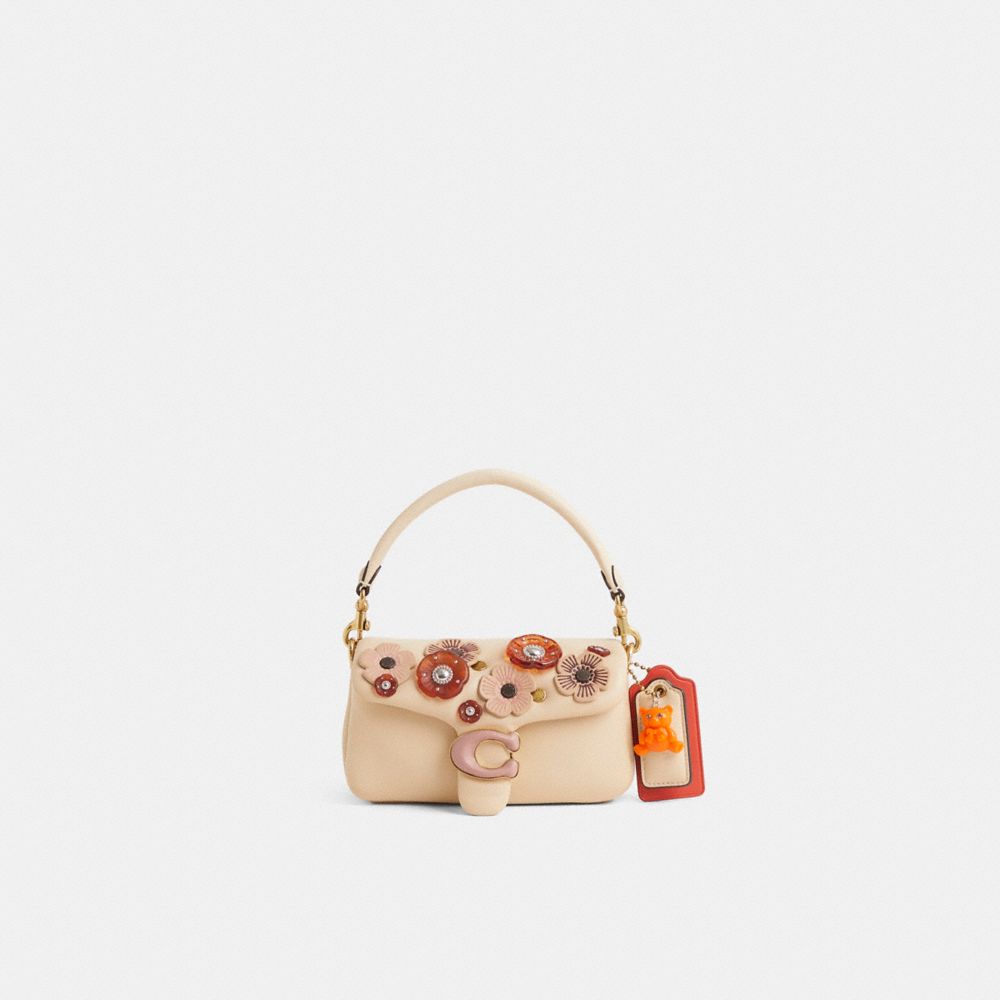 Coach Custom Pillow Tabby Shoulder Bag 18 Brass/Ivory
