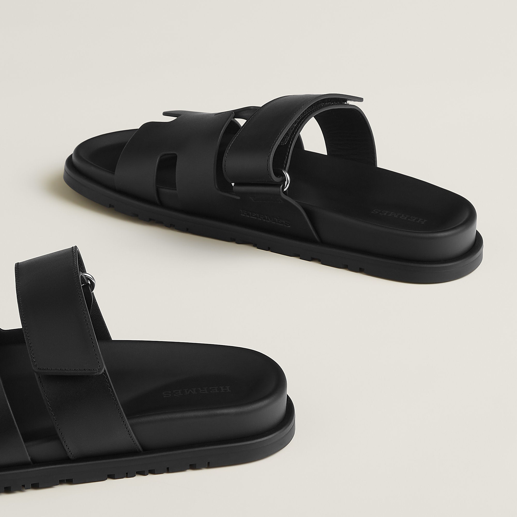 Hermes Chypre Sandal Noir