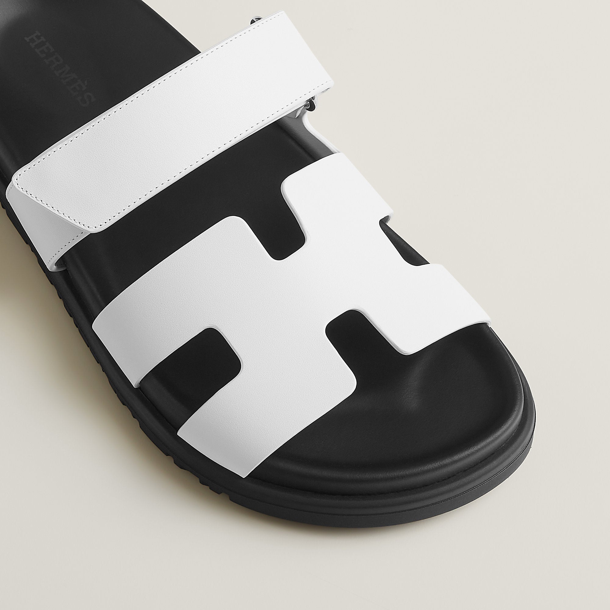 Hermes Chypre Sandal Blanc