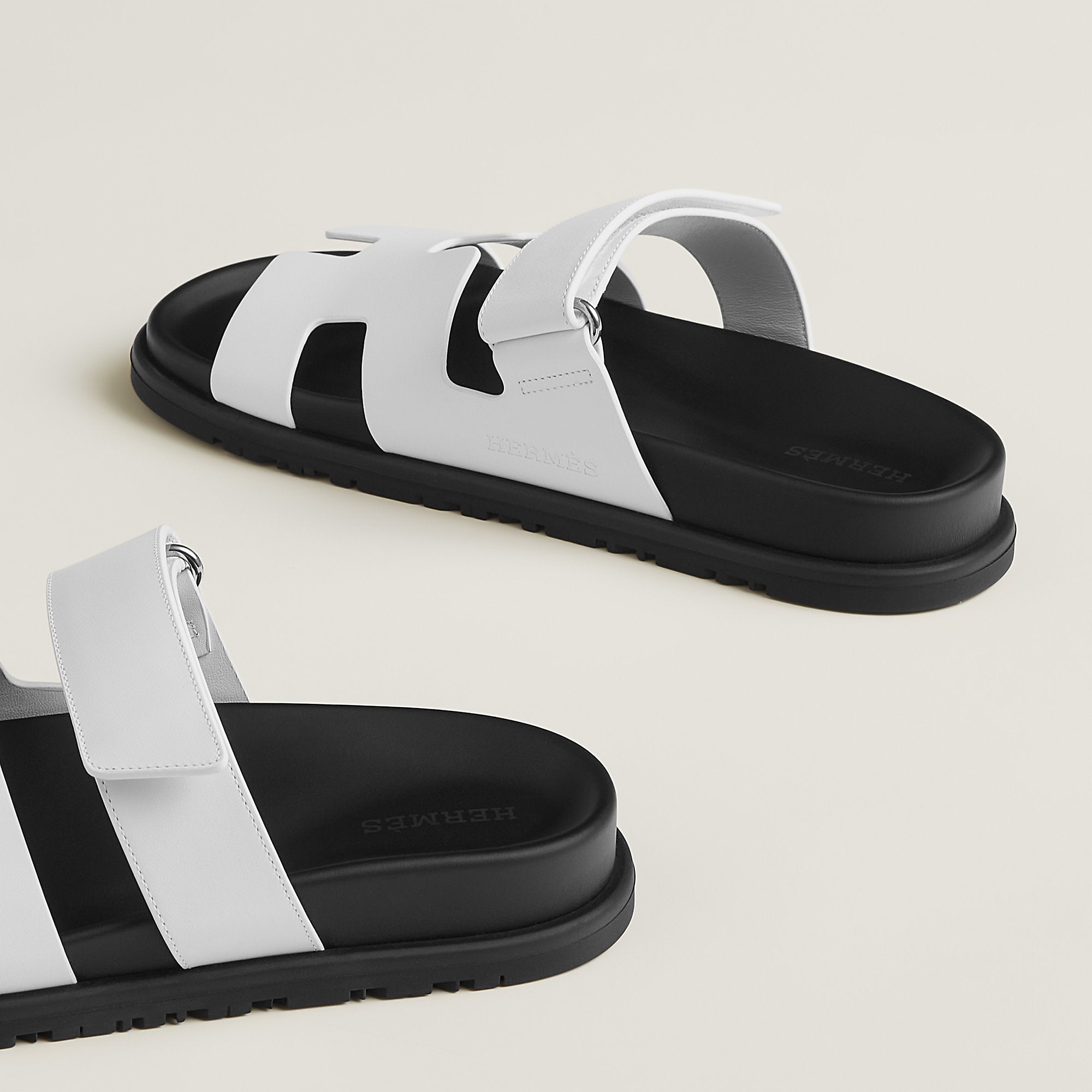 Hermes Chypre Sandal Blanc