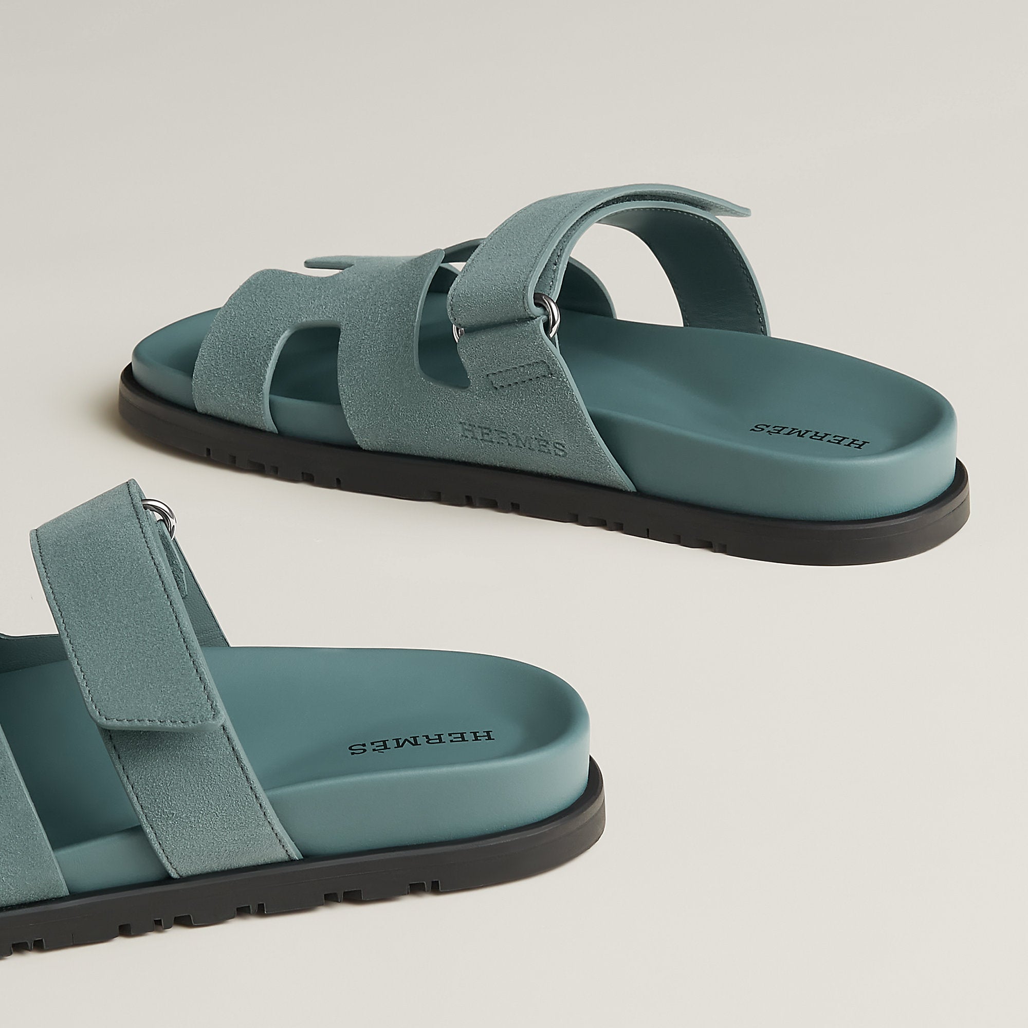Hermes Chypre Sandal Bleu Tonnerre