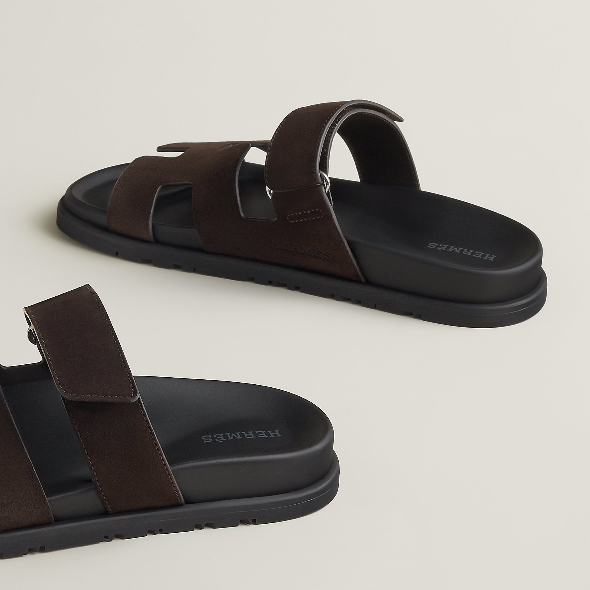 Hermes Chypre Sandal Marron Bne