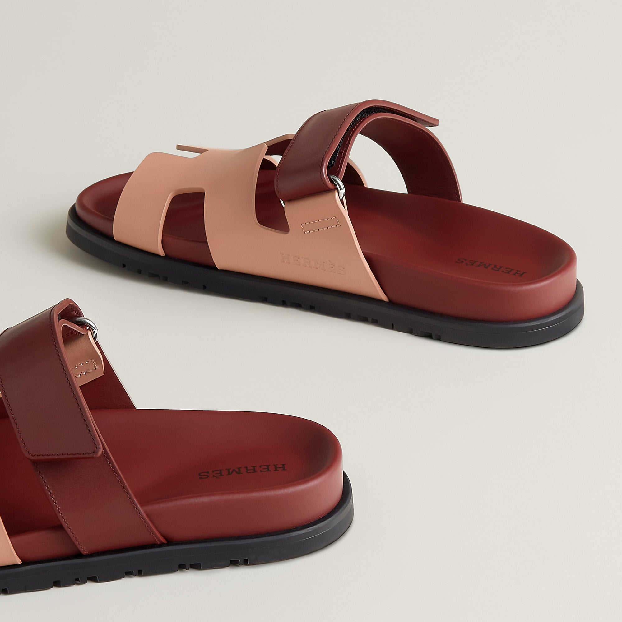 Hermes Chypre Sandal Beige Perlino