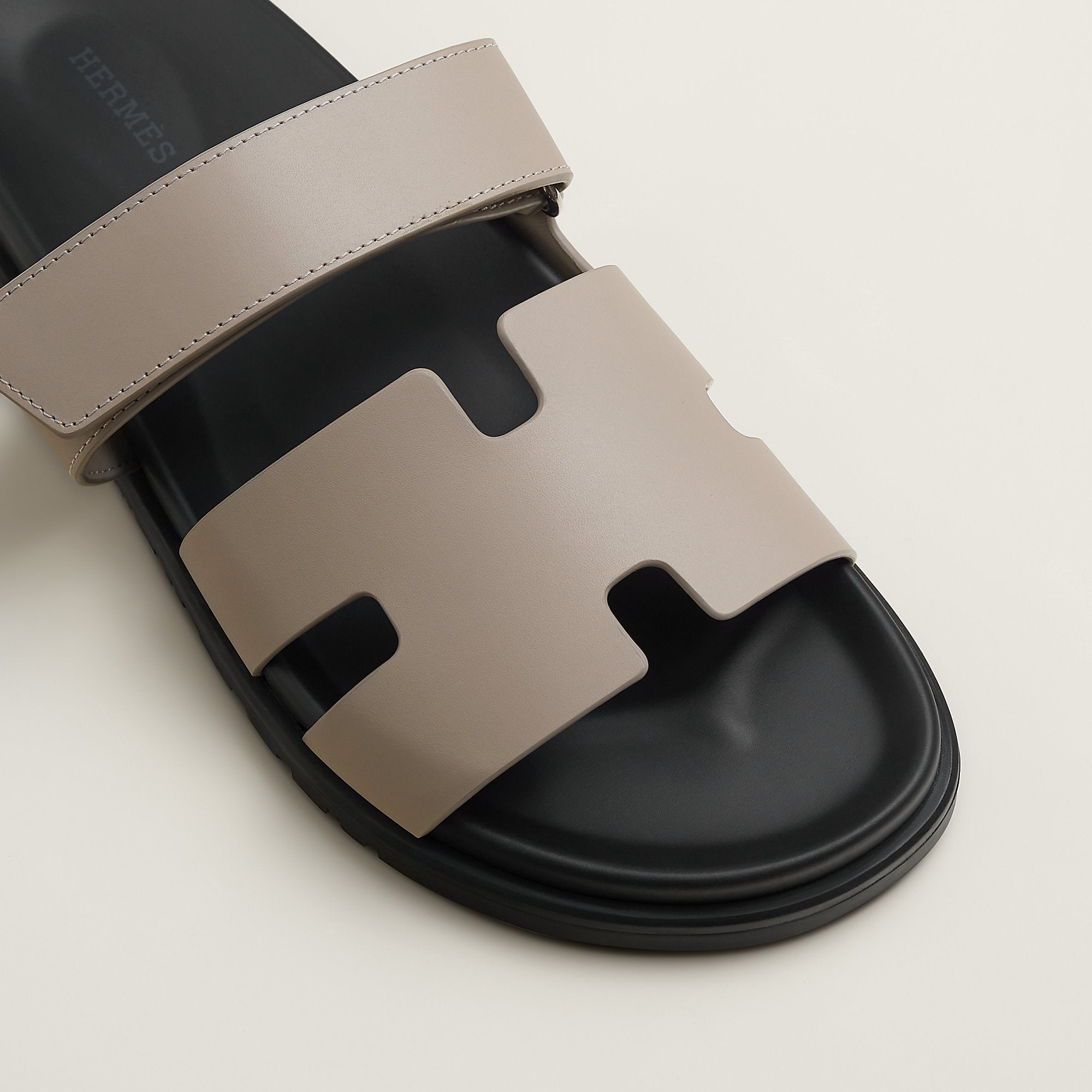 Hermes Chypre Sandal Beige Galet