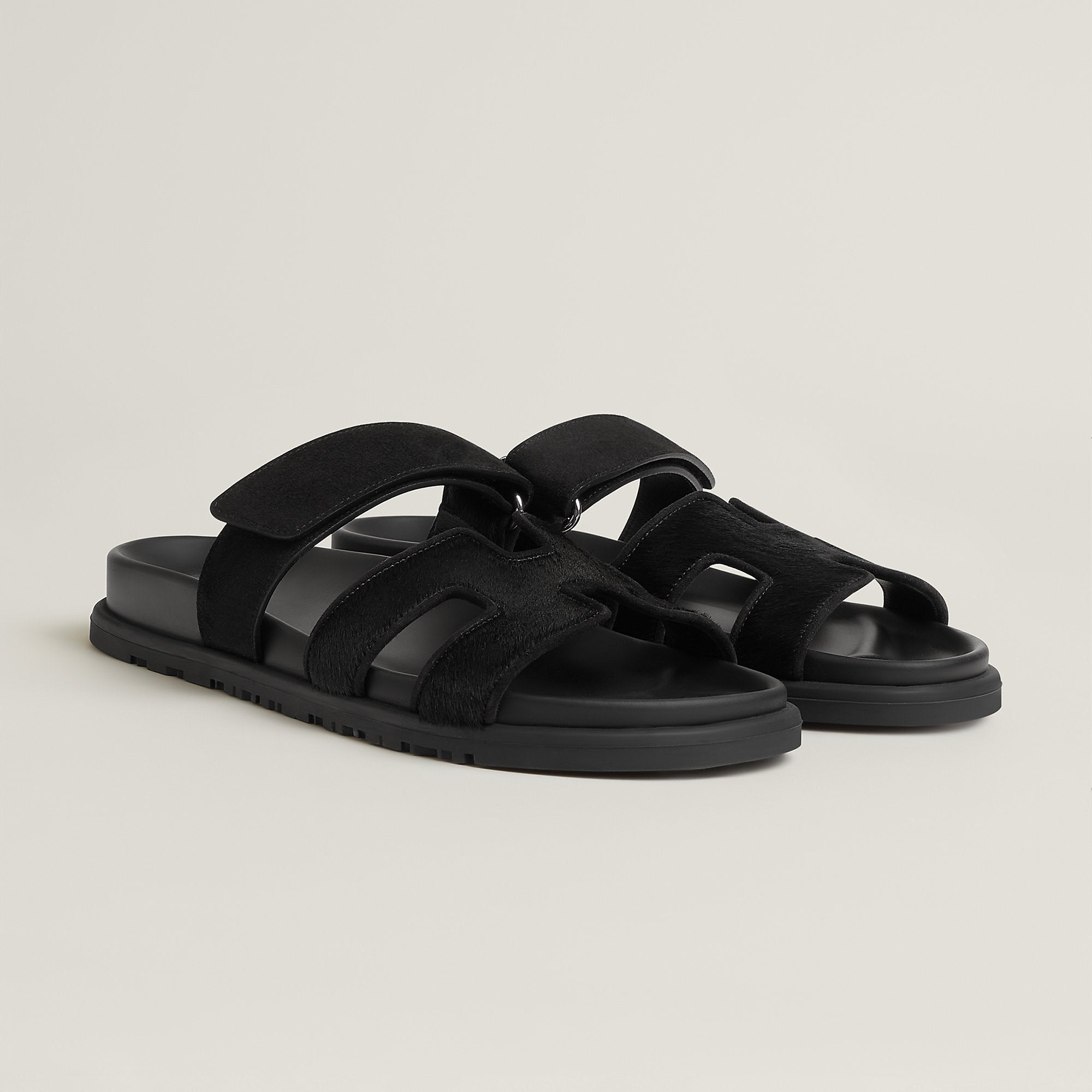Hermes Chypre Sandal Noir