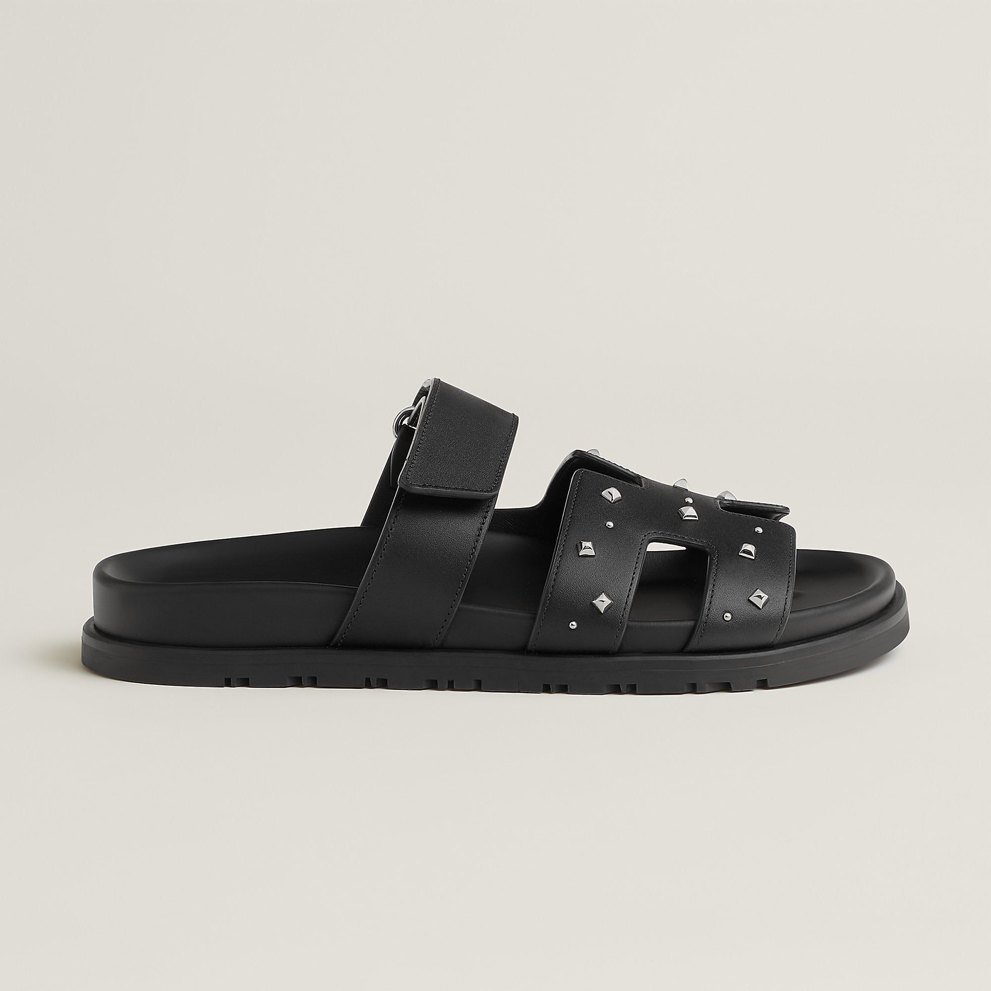Hermes Chypre Sandal Noir