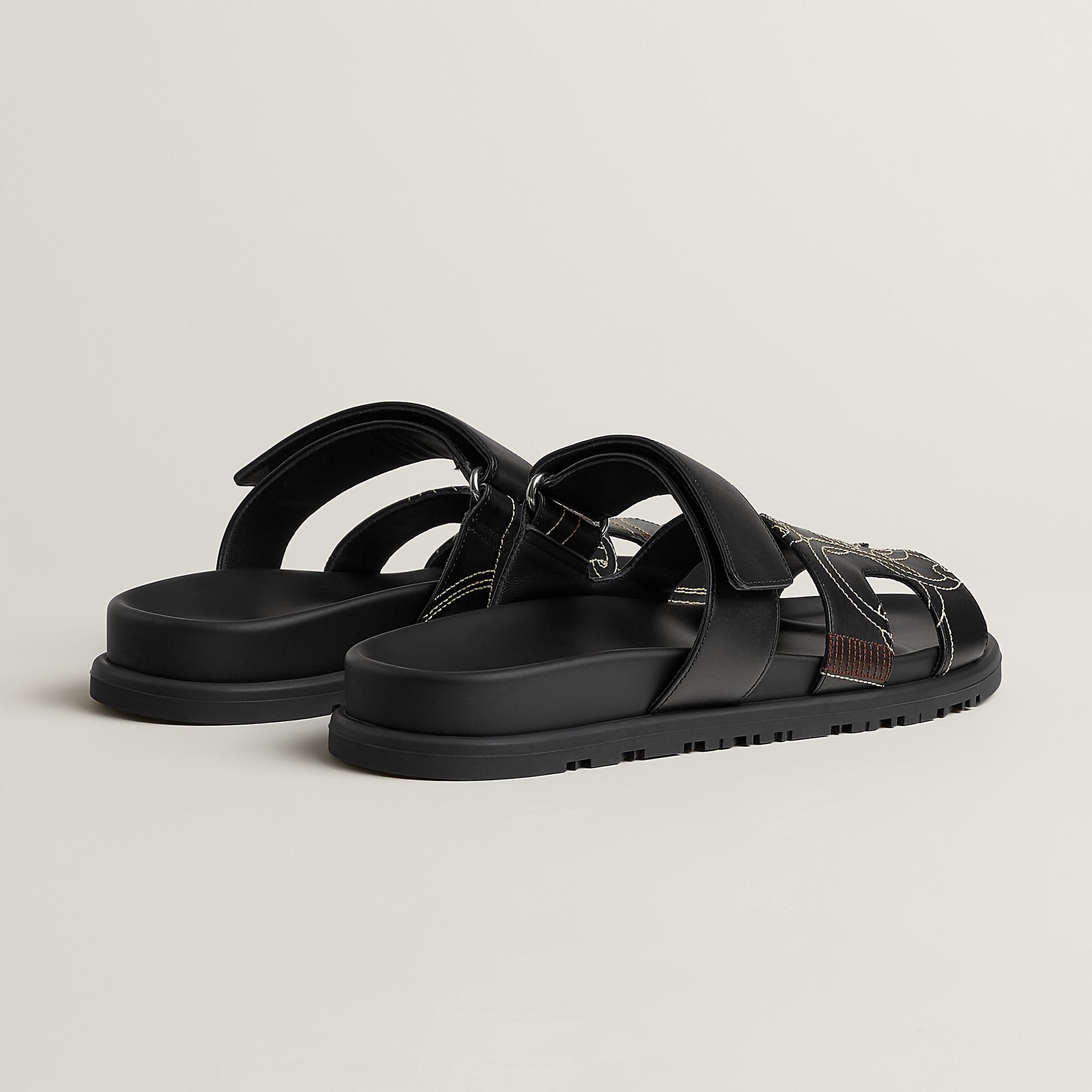 Hermes Chypre Sandal Noir
