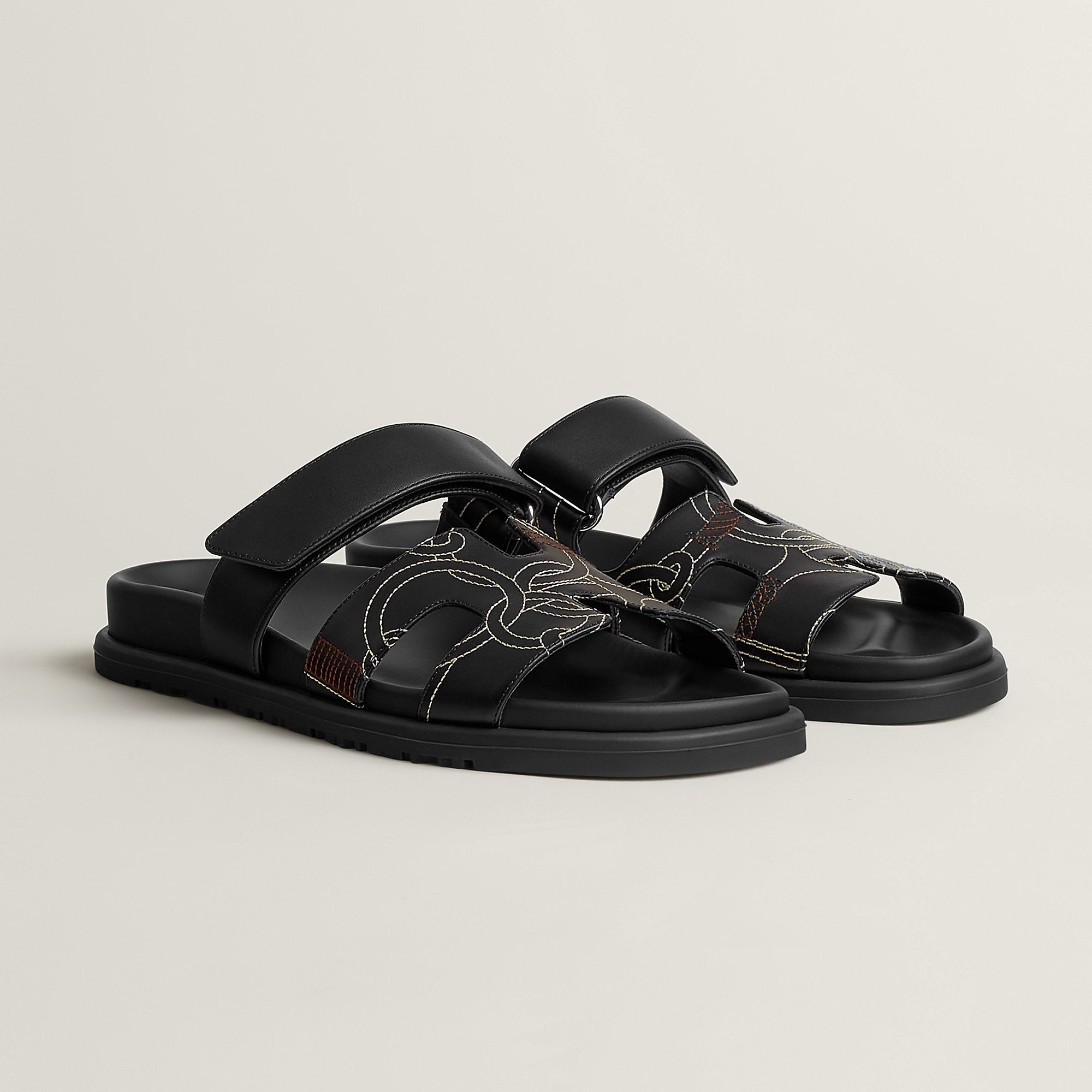 Hermes Chypre Sandal Noir