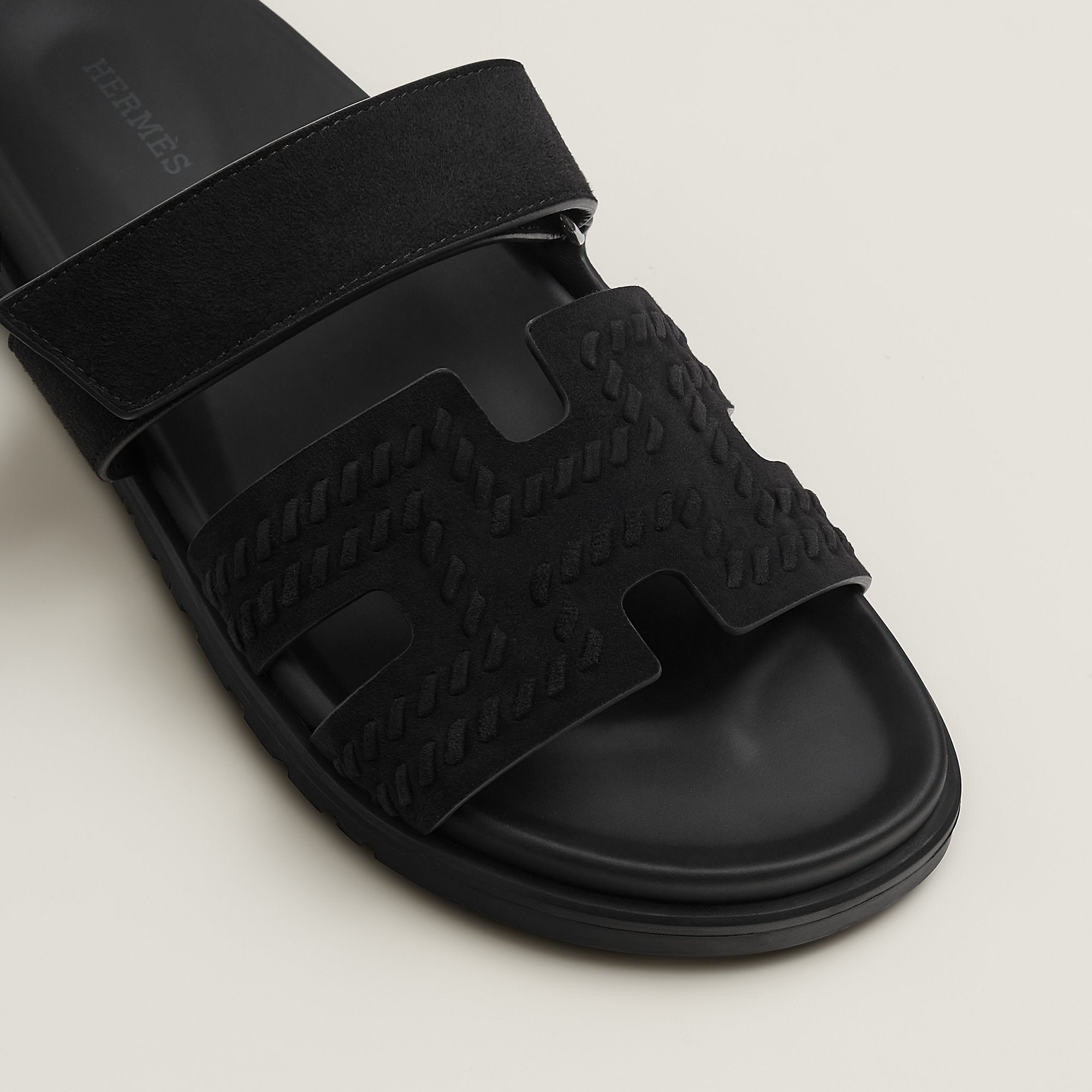 Hermes Chypre Sandal Noir