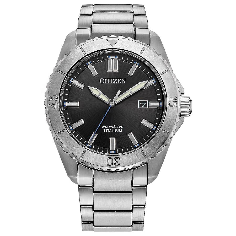 Citizen Brycen Super Titanium Black Dial Mens Watch