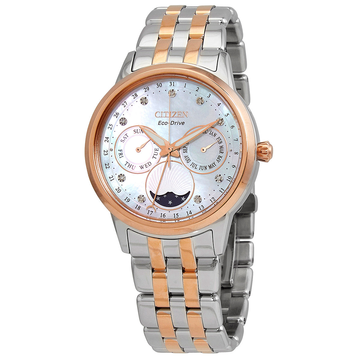 Citizen Calendrier Chronograph Diamond Eco-Drive Women's Watch
