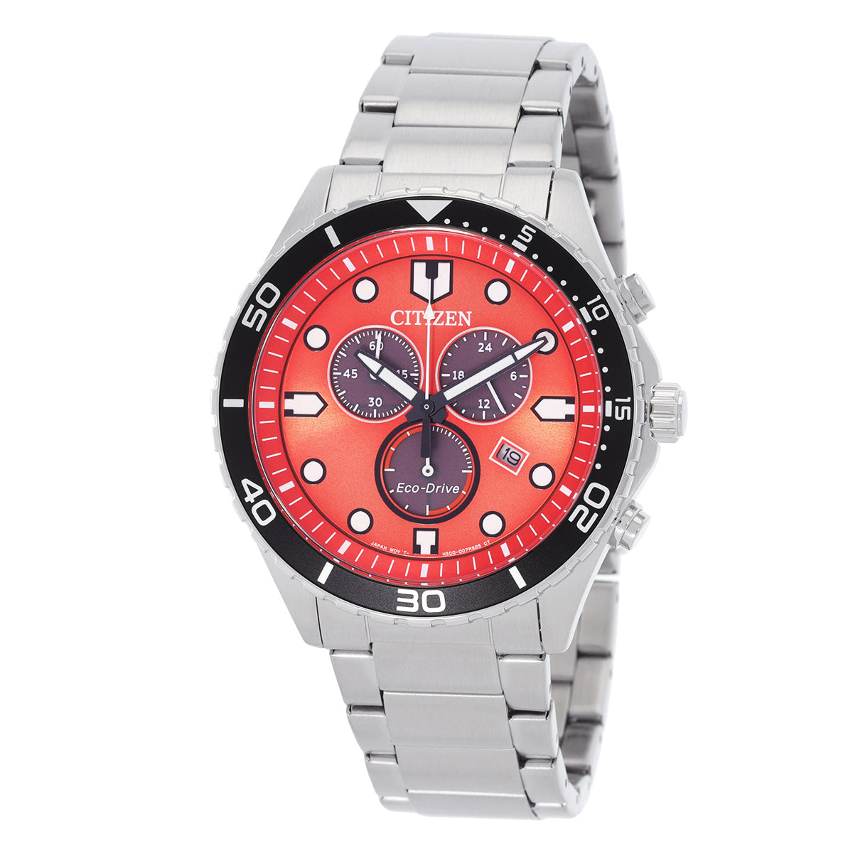 Citizen Chrono Sporty-Aqua Chronograph Orange Dial Mens Watch