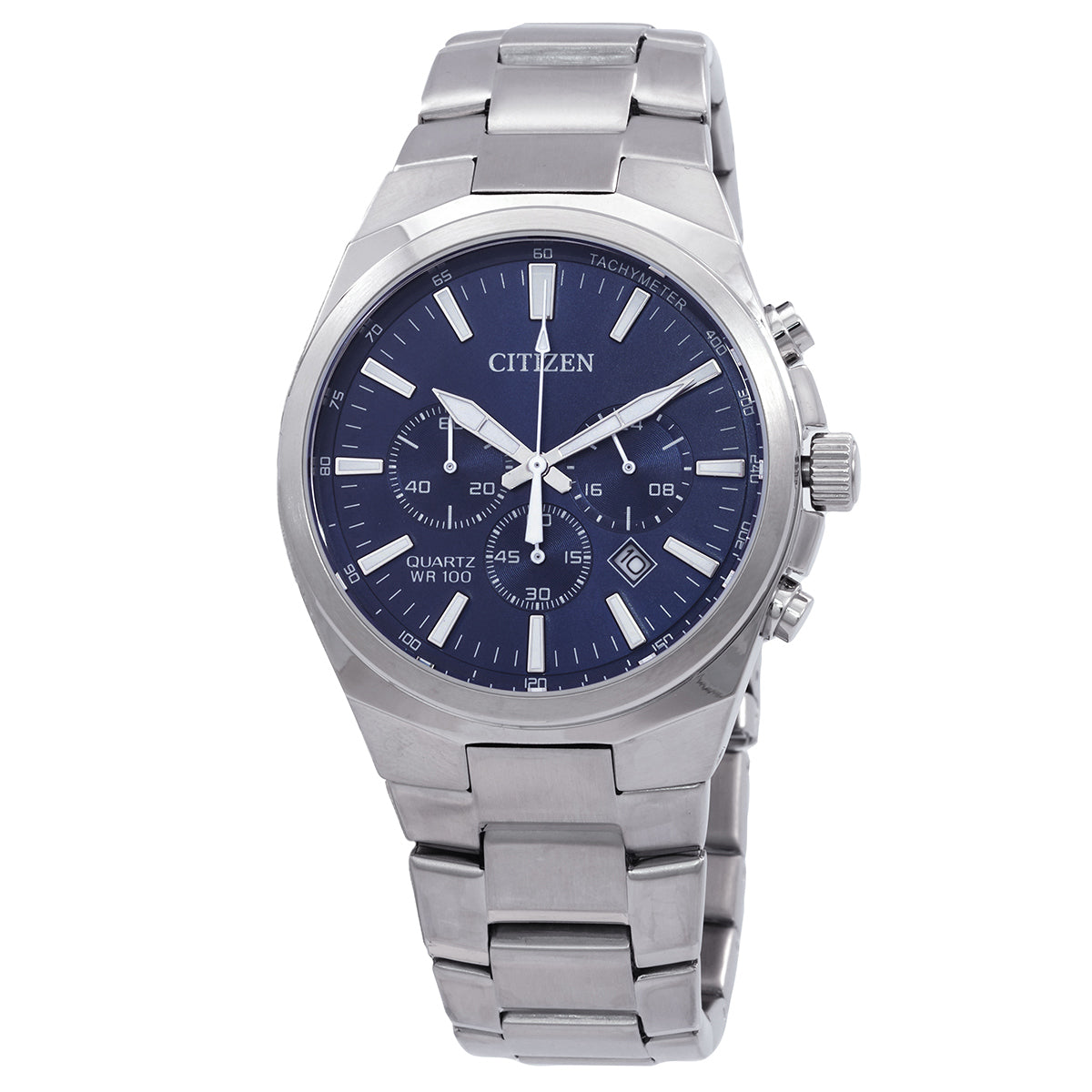 Citizen Chronograph Quartz Blue Dial Mens Watch