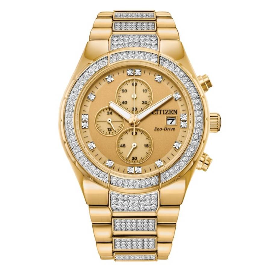 Citizen Corso Eco-Drive Chronograph Watch And Bracelet Box Set
