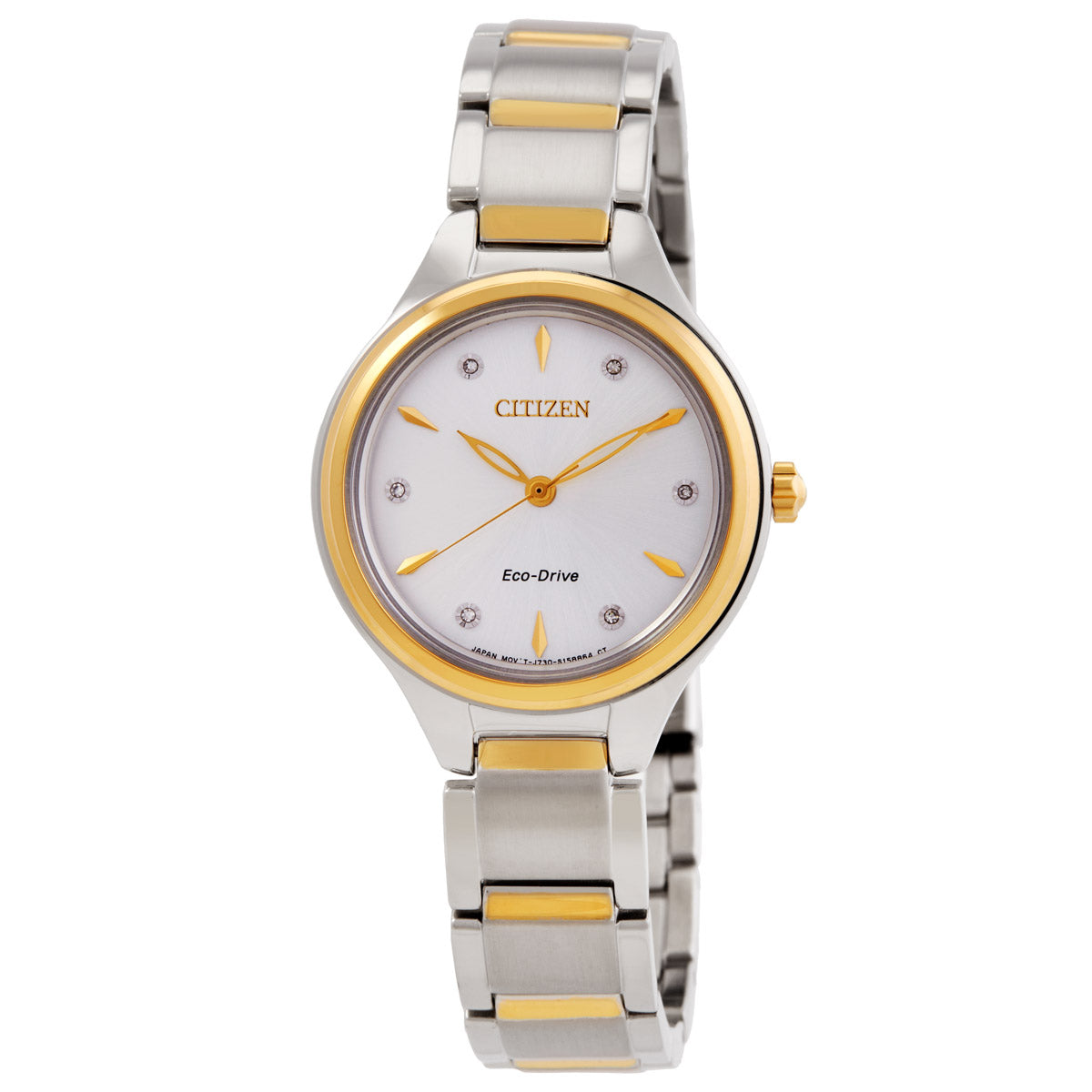 Citizen Diamond Silver Dial Women's Watch