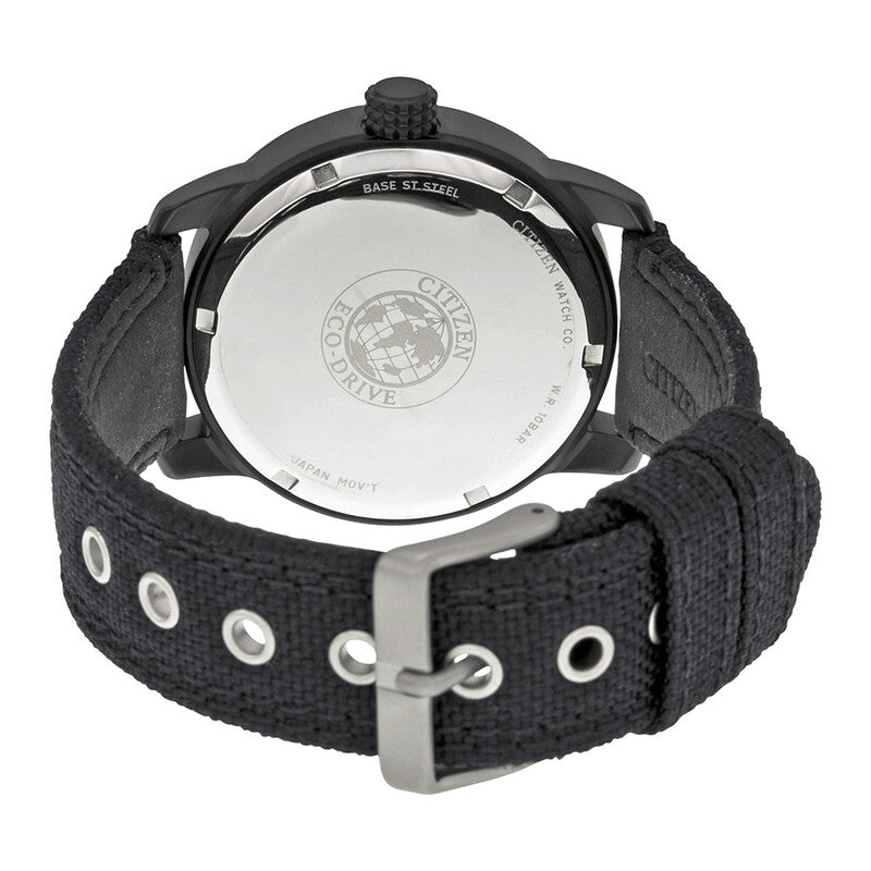 Citizen Eco-Drive Black Dial Mens Watch
