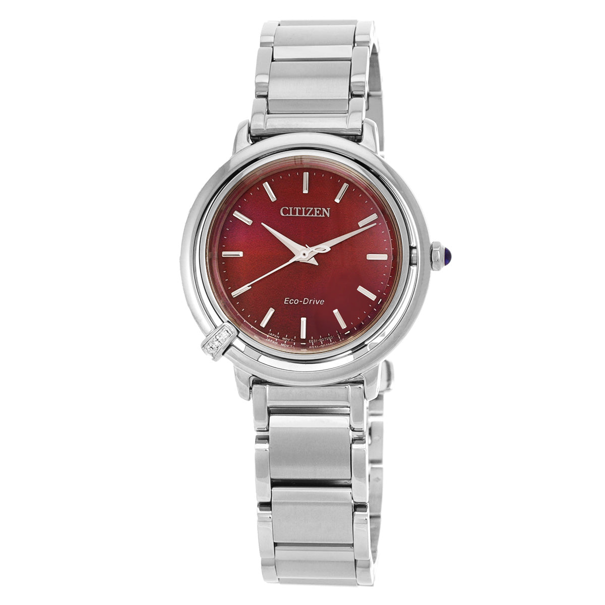 Citizen L Eco-Drive Red Mother Of Pearl Dial Women's Watch