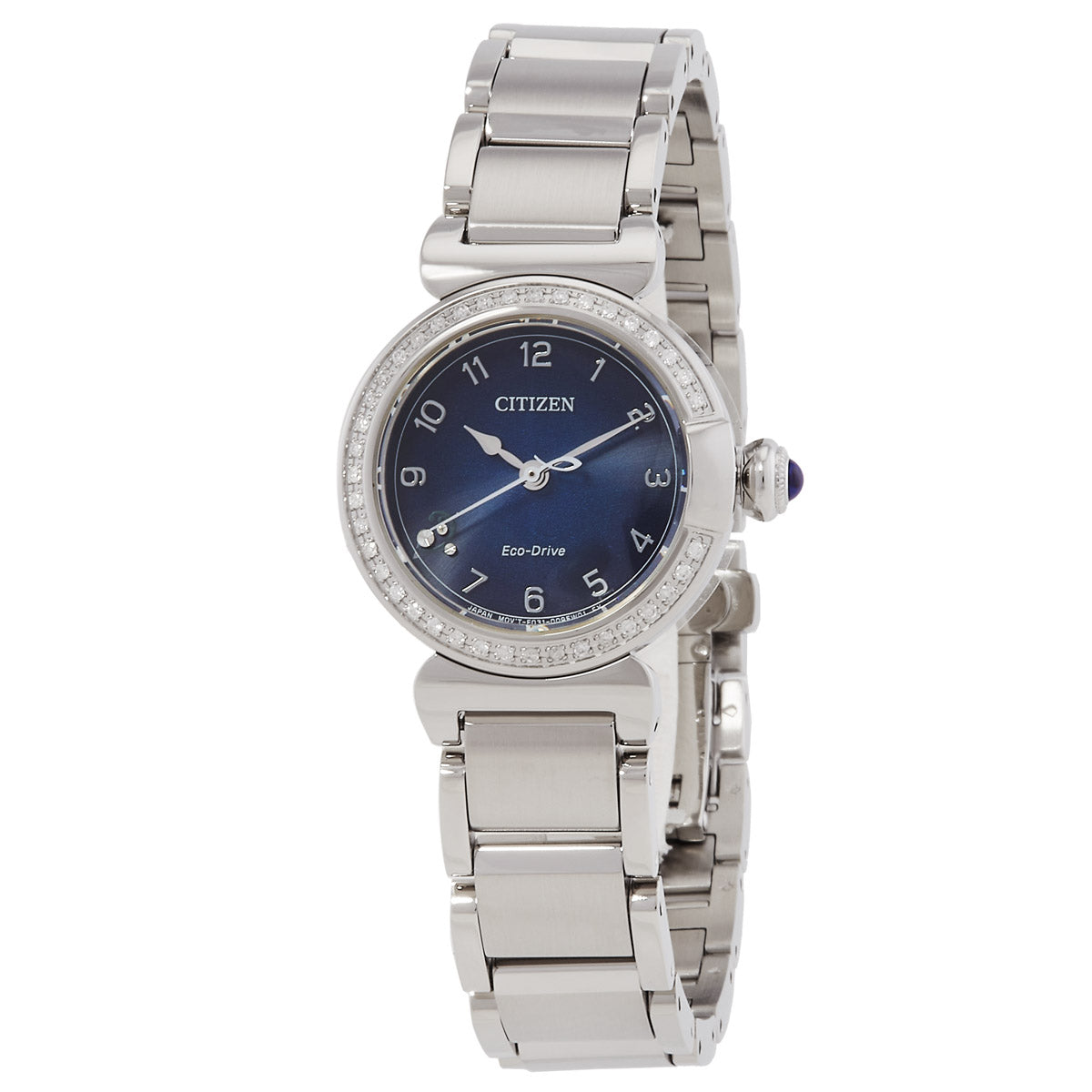 Citizen L May Bells Crystal Eco-Drive Blue Dial Women's Watch