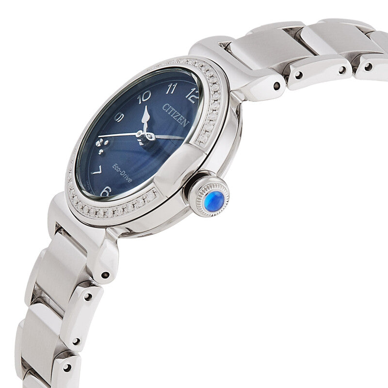 Citizen L May Bells Crystal Eco-Drive Blue Dial Women's Watch