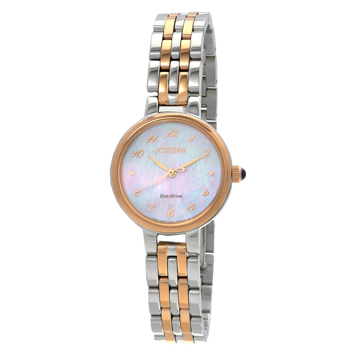 Citizen L White Classic Eco-Drive Dial Women's Watch