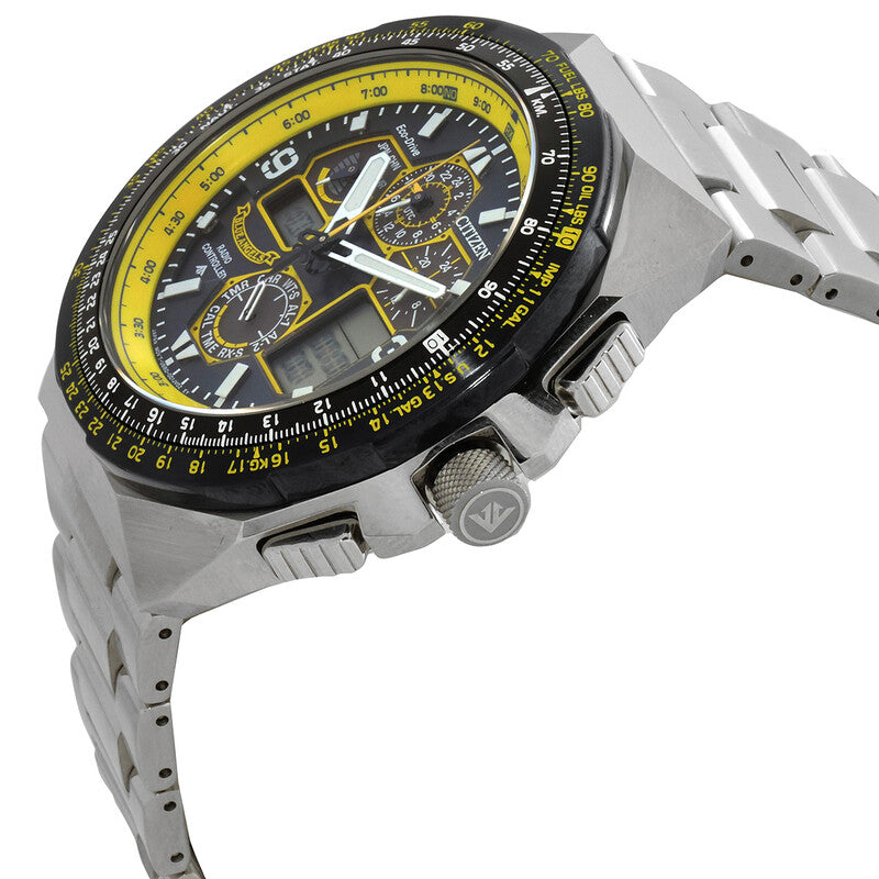 Citizen Promaster Skyhawk A-T Chronograph Gmt Eco-Drive Blue Dial Mens Watch