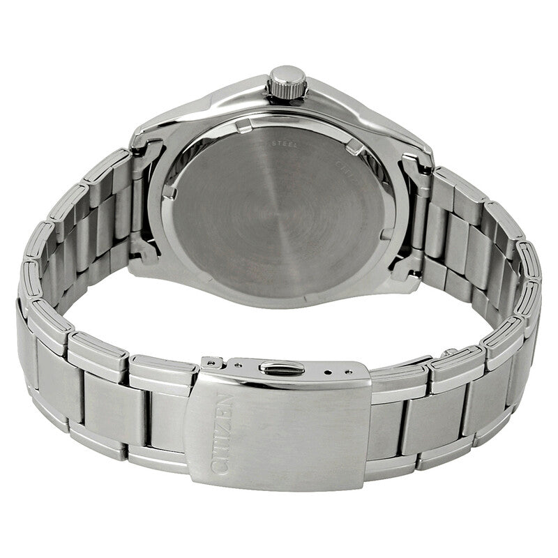 Citizen Quartz Blue Dial Stainless Steel Mens Watch