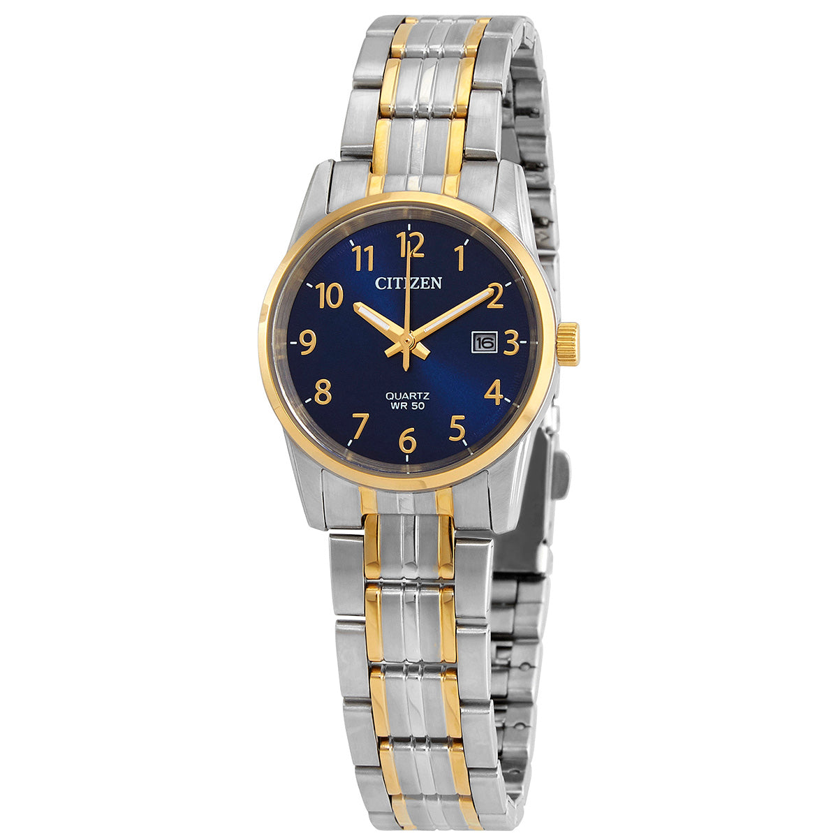 Citizen Quartz Blue Dial Two-Tone Women's Watch