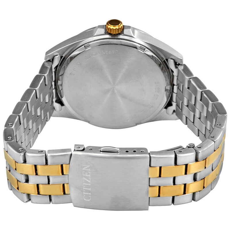 Citizen Quartz Blue Dial Two-Tone Mens Watch