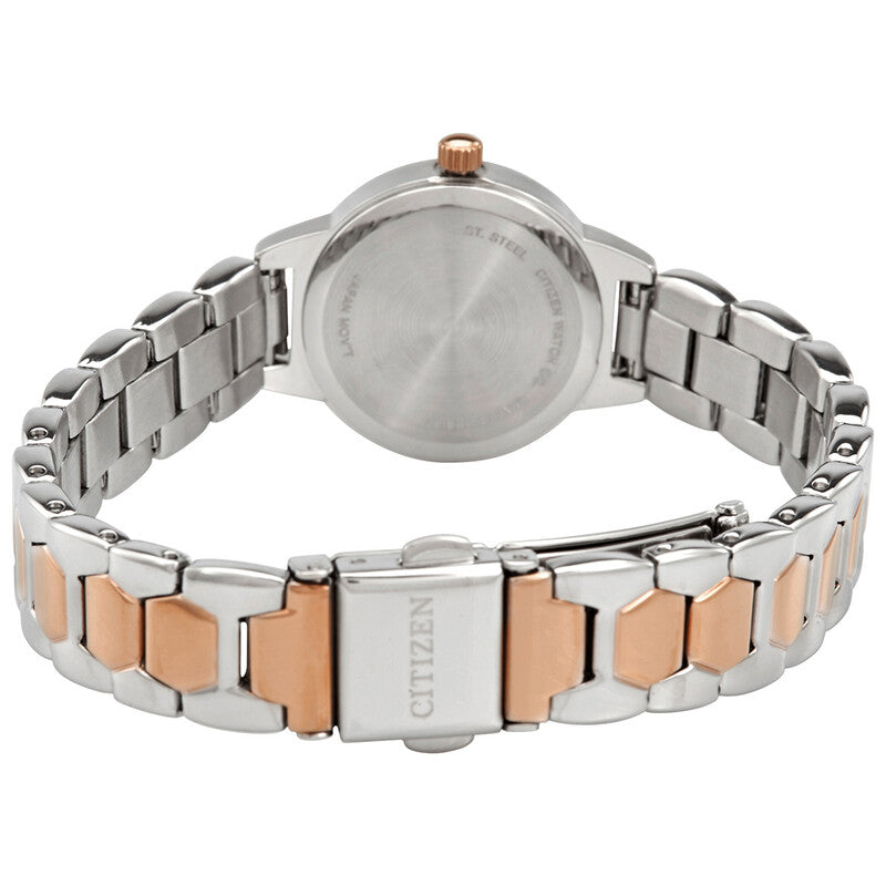 Citizen Quartz Crystal Mother Of Pearl Dial Women's Watch