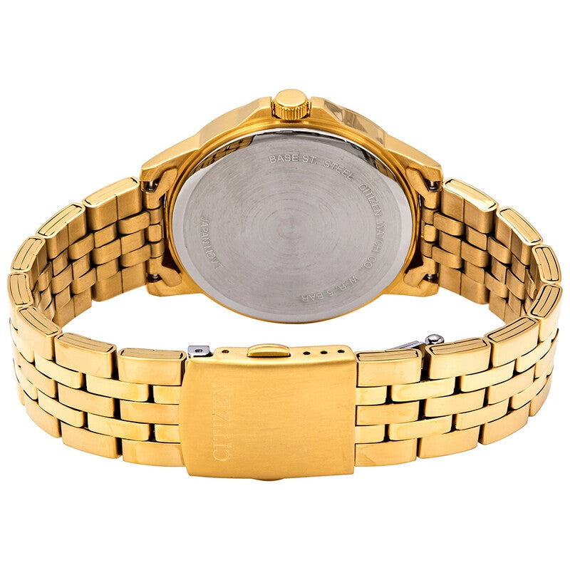 Citizen Quartz Champagne Dial Mens Watch