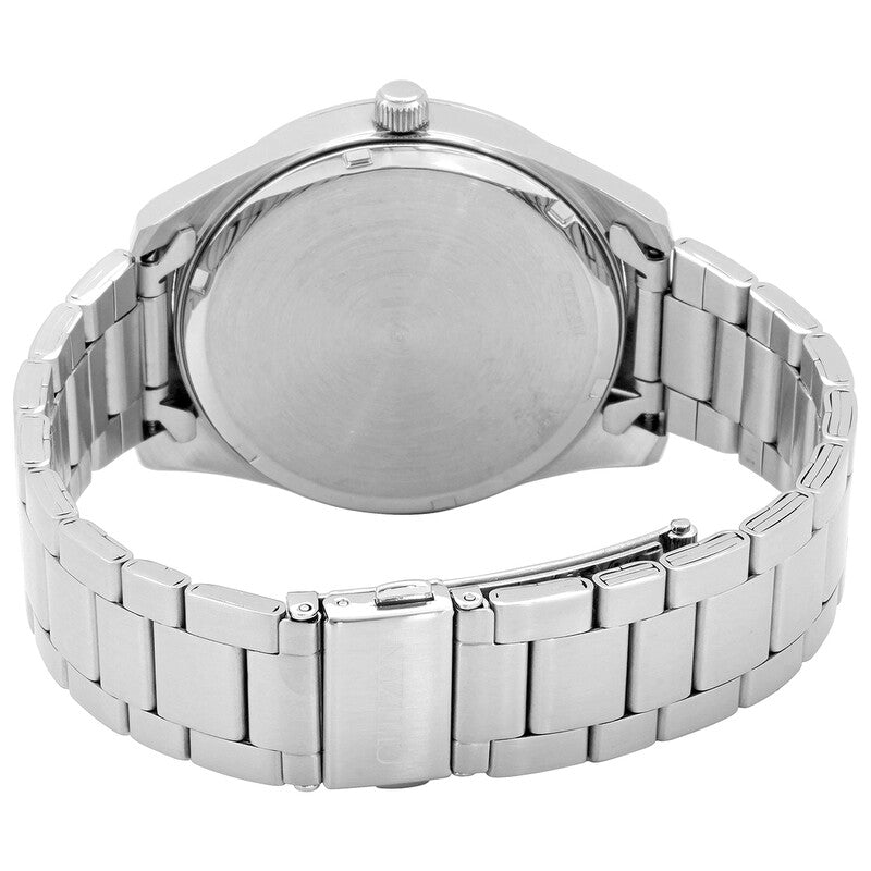 Citizen Quartz Green Dial Stainless Steel Mens Watch