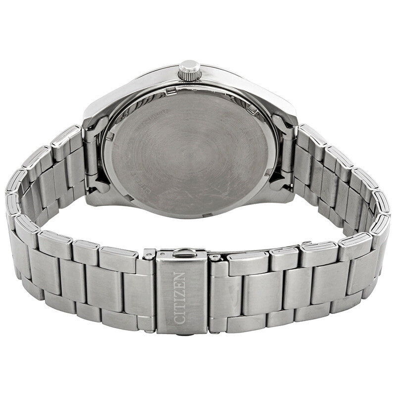 Citizen Quartz Silver Dial Stainless Steel Mens Watch