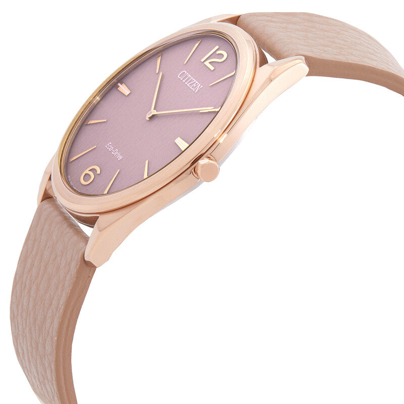 Citizen Suratto Eco-Drive Pink Dial Unisex Watch