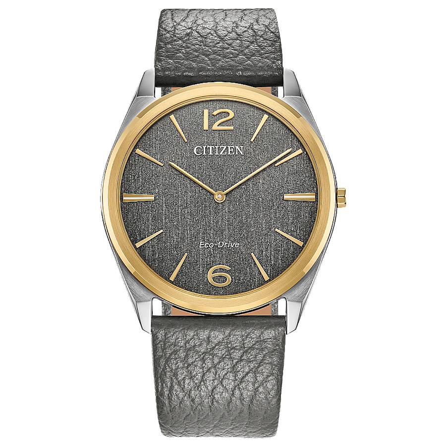 Citizen Suratto Gray Dial Leather Band Watch