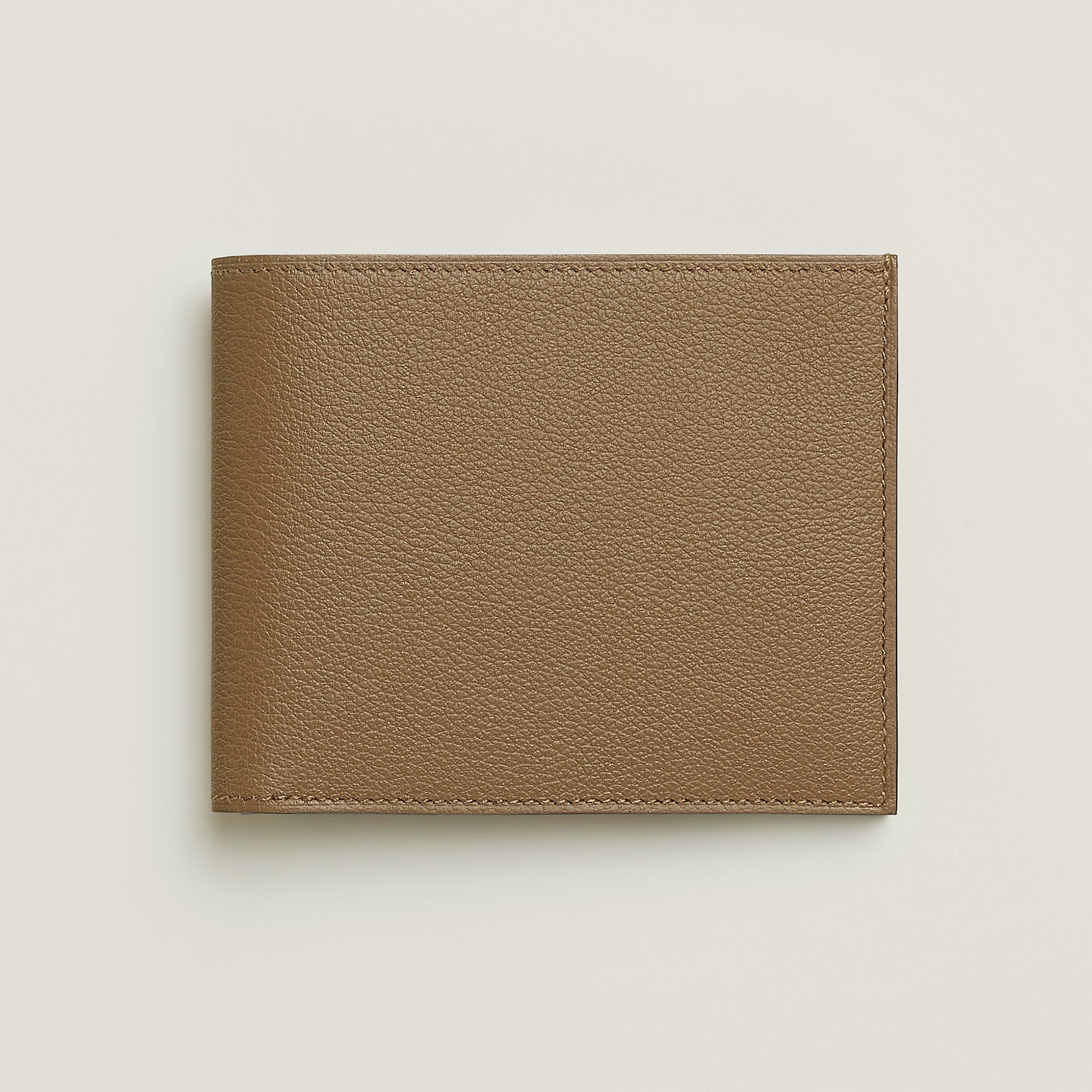 Hermes Citizen Twill Compact Card Holder Alezan