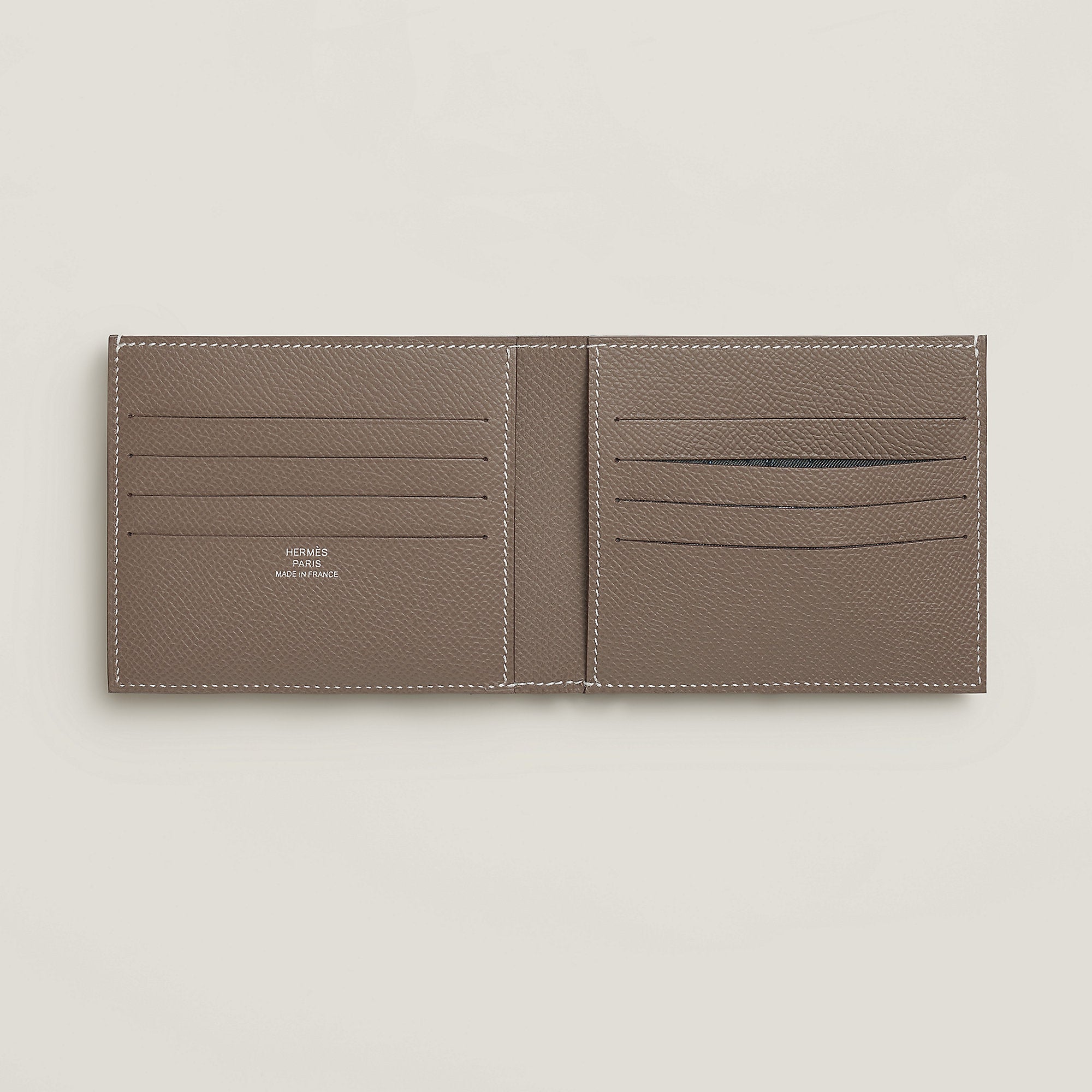 Hermes Citizen Twill Compact Card Holder