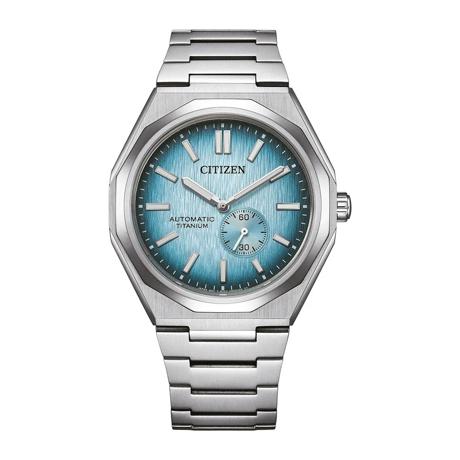 Citizen Zenshin 60 Automatic Light Blue Dial Mens Watch
