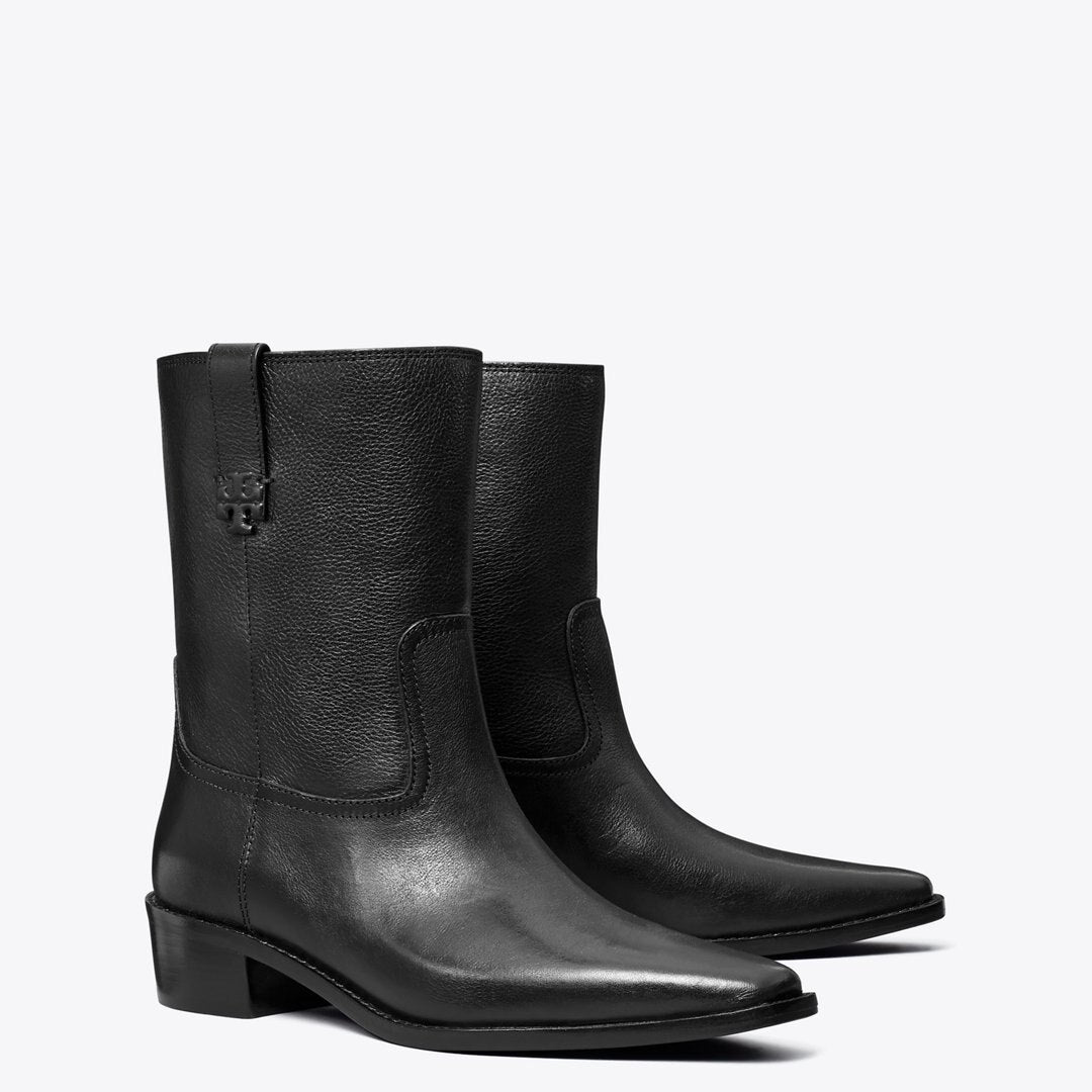 Tory Burch City Western Ankle Boot PERFECT BLACK