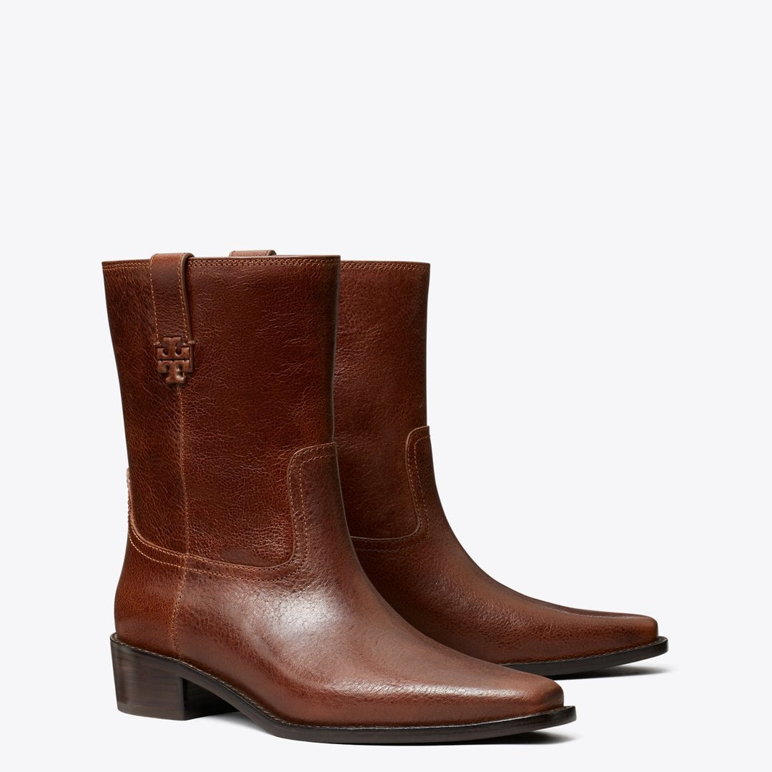 Tory Burch City Western Ankle Boot SIERRA COGNAC