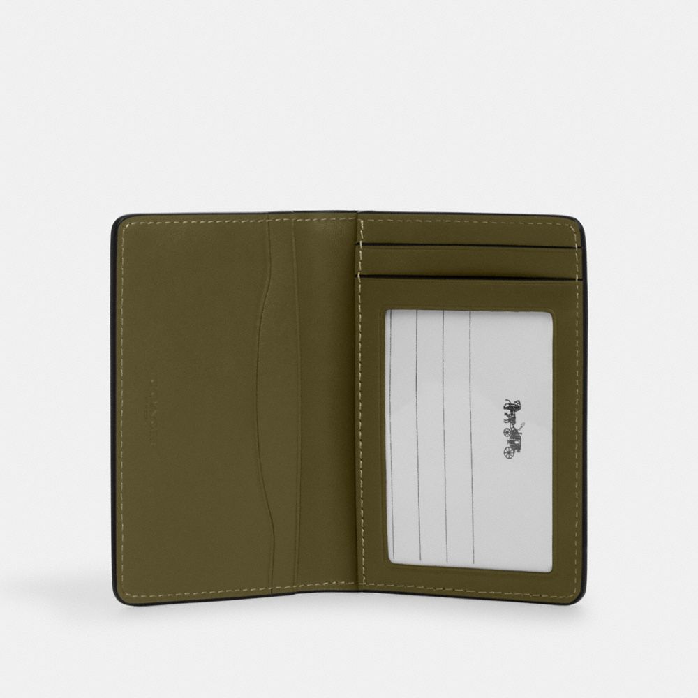 Coach Id Wallet Olive