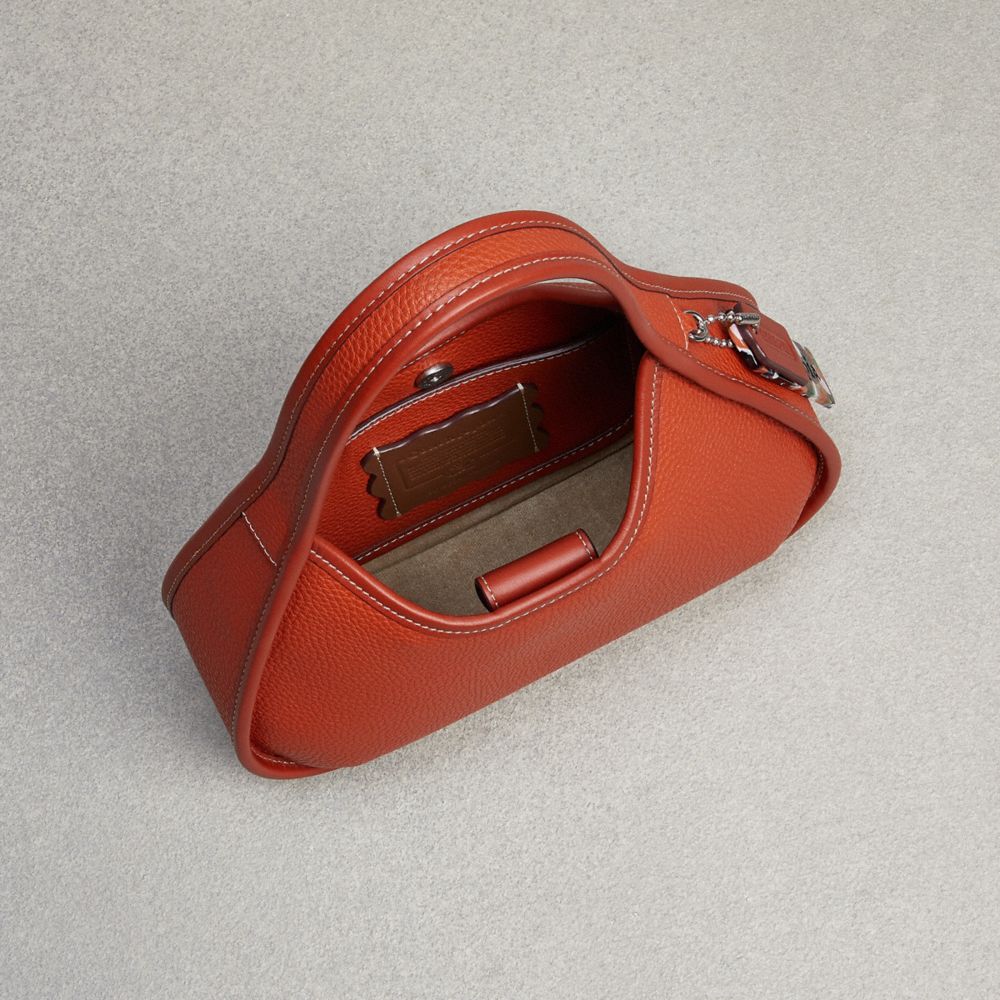 Coach Ergo Bag In Coachtopia Leather Deep Orange